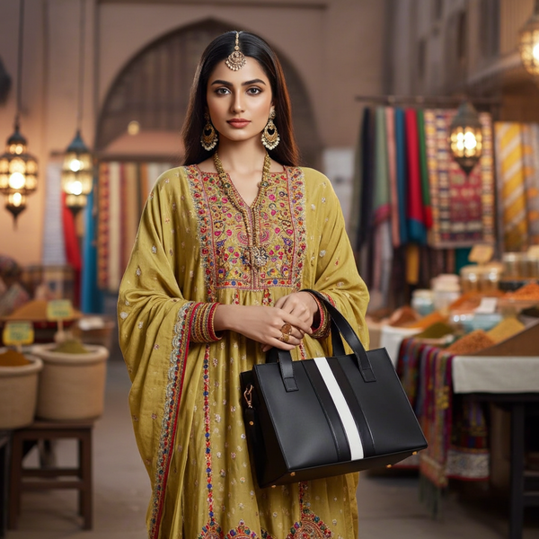 Morocco 3Pcs Shoulder bag Black