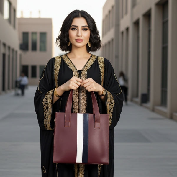 Morocco 3Pcs Shoulder bag Maroon