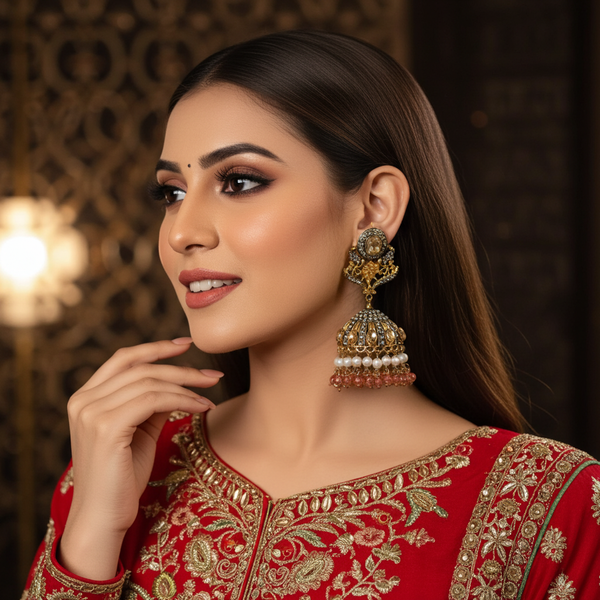 Anarkali Bell Drops Earrings