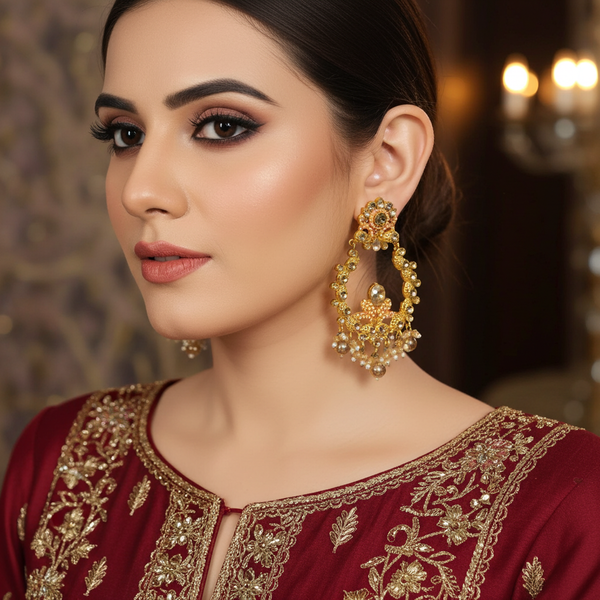 Noor-e-Mehfil Eardrops Earrings