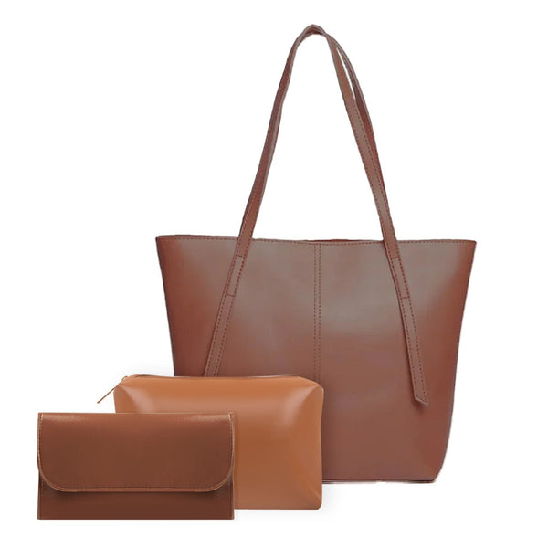 Nova Tote Brown 3 Piece