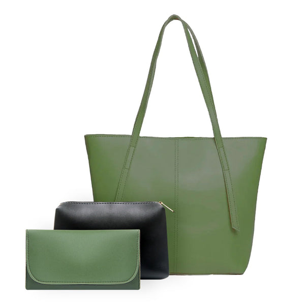 Nova Tote Green 3 piece
