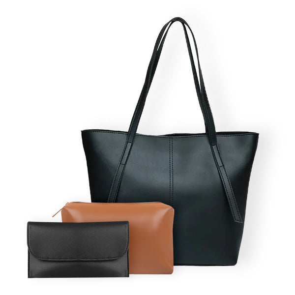 Nova Tote Black  3 piece