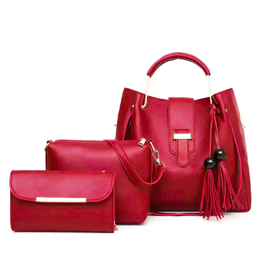 3 piece handbag set Black – Mart X