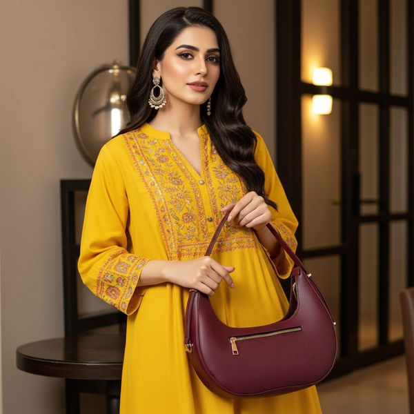 ALICE SHOULDER BAG MAROON