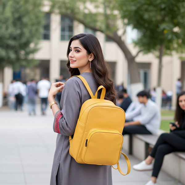 Mustard Yellow Backpack