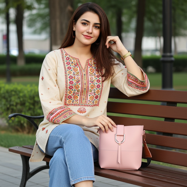 Compact Crossbody Pink