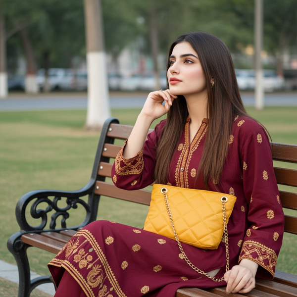 Elegant Mustard Yellow