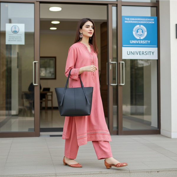 Nova Tote Black 3pc Bag